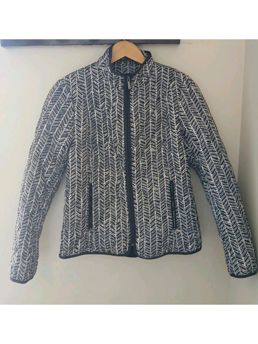 Lands' End Primaloft‎ Full Zip Quilted Coat Jacket